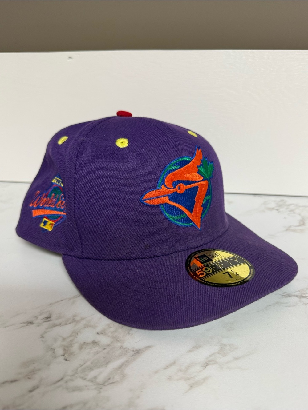 1992 New Era World Series Blue Jays hat size 7 1/4